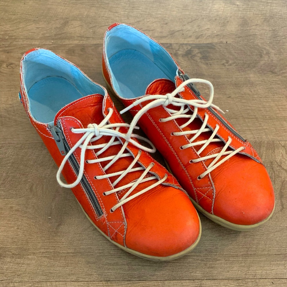 CLOUD Red Leather sneaker size EU 39